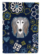 Load image into Gallery viewer, Blue Flowers Saluki Garden Flag - Outdoor Decorative Yard Flag