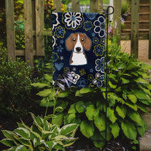 Load image into Gallery viewer, Blue Flowers Beagle Garden Flag - Outdoor Decorative Yard Flag BB5090GF
