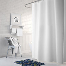 Load image into Gallery viewer, Blue Flowers Doberman Pinscher Machine Washable Memory Foam Mat BB5096RUG