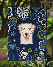 Load image into Gallery viewer, Blue Flowers Golden Retriever Garden Flag - Outdoor Decorative Yard Flag BB5103GF