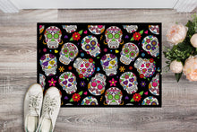 Load image into Gallery viewer, Day of the Dead Black Doormat - 18x27 Decorative Floor Mat – Indoor/Outdoor Rug with Artistic Flair BB5116MAT