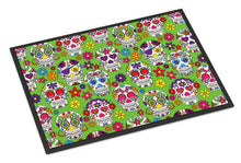 Load image into Gallery viewer, Day of the Dead Green Doormat - 24x36 Decorative Floor Mat – Indoor/Outdoor Rug with Artistic Flair BB5117JMAT