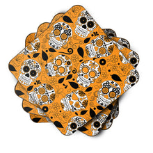 Load image into Gallery viewer, Day of the Dead Orange Foam Coaster  BB5118FC