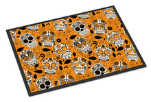 Load image into Gallery viewer, Day of the Dead Orange Doormat - 18x27 Decorative Floor Mat – Indoor/Outdoor Rug with Artistic Flair BB5118MAT