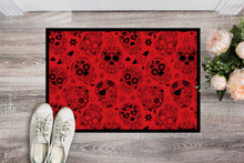 Load image into Gallery viewer, Day of the Dead Orange Doormat - 24x36 Decorative Floor Mat – Indoor/Outdoor Rug with Artistic Flair BB5119JMAT