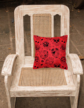 Load image into Gallery viewer, Day of the Dead Orange Fabric Decorative Pillow BB5119PW1818