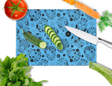 Load image into Gallery viewer, Day of the Dead Red Glass Cutting Boards – Durable, Decorative Kitchen Art Large BB5120LCB