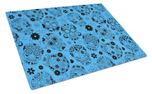 Load image into Gallery viewer, Day of the Dead Red Glass Cutting Boards – Durable, Decorative Kitchen Art Large BB5120LCB