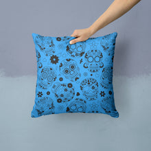 Load image into Gallery viewer, Day of the Dead Red Throw Pillow - 14x14 Decorative Pillow – Art for Your Home &amp; Patio BB5120PW1414