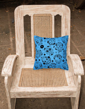 Load image into Gallery viewer, Day of the Dead Red Fabric Decorative Pillow BB5120PW1818