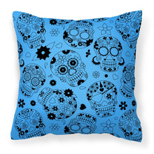Load image into Gallery viewer, Day of the Dead Red Fabric Decorative Pillow BB5120PW1818