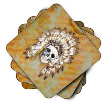 Load image into Gallery viewer, Day of the Dead Indian Skull Foam Coaster  BB5121FC
