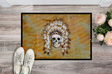 Load image into Gallery viewer, Day of the Dead Indian Skull Doormat - 18x27 Decorative Floor Mat – Indoor/Outdoor Rug with Artistic Flair BB5121MAT