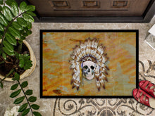 Load image into Gallery viewer, Day of the Dead Indian Skull Doormat - 18x27 Decorative Floor Mat – Indoor/Outdoor Rug with Artistic Flair BB5121MAT