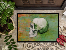Load image into Gallery viewer, Day of the Dead Green Skull Doormat - 24x36 Decorative Floor Mat – Indoor/Outdoor Rug with Artistic Flair BB5122JMAT