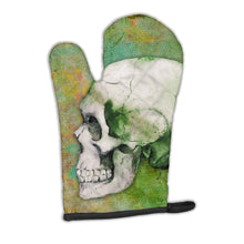 Load image into Gallery viewer, Day of the Dead Green Skull Oven Mitt BB5122OVMT
