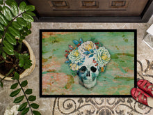 Load image into Gallery viewer, Day of the Dead Skull with Flowers Doormat - 18x27 Decorative Floor Mat – Indoor/Outdoor Rug with Artistic Flair BB5124MAT