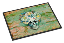 Load image into Gallery viewer, Day of the Dead Skull with Flowers Doormat - 18x27 Decorative Floor Mat – Indoor/Outdoor Rug with Artistic Flair BB5124MAT
