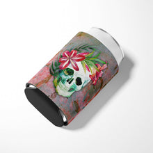 Load image into Gallery viewer, Day of the Dead Skull Flowers Can or Bottle Hugger BB5125CC