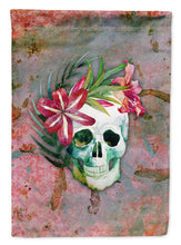 Load image into Gallery viewer, Day of the Dead Skull Flowers Garden Flag - Outdoor Decorative Yard Flag BB5125GF