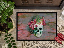 Load image into Gallery viewer, Day of the Dead Skull Flowers Doormat - 18x27 Decorative Floor Mat – Indoor/Outdoor Rug with Artistic Flair BB5125MAT