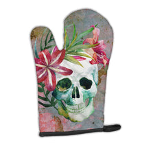Load image into Gallery viewer, Day of the Dead Skull Flowers Oven Mitt BB5125OVMT