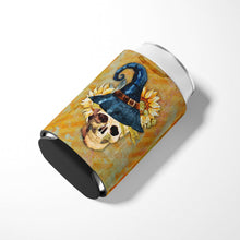 Load image into Gallery viewer, Day of the Dead Witch Skull  Can or Bottle Hugger BB5126CC