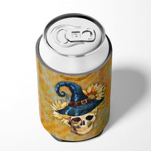 Load image into Gallery viewer, Day of the Dead Witch Skull  Can or Bottle Hugger BB5126CC