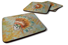 Load image into Gallery viewer, Day of the Dead Indian Skull  Foam Coaster  BB5127FC