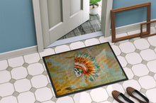 Load image into Gallery viewer, Day of the Dead Indian Skull  Doormat - 24x36 Decorative Floor Mat – Indoor/Outdoor Rug with Artistic Flair BB5127JMAT