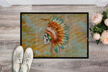 Load image into Gallery viewer, Day of the Dead Indian Skull  Doormat - 18x27 Decorative Floor Mat – Indoor/Outdoor Rug with Artistic Flair BB5127MAT