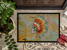 Load image into Gallery viewer, Day of the Dead Indian Skull  Doormat - 18x27 Decorative Floor Mat – Indoor/Outdoor Rug with Artistic Flair BB5127MAT