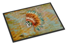 Load image into Gallery viewer, Day of the Dead Indian Skull  Doormat - 18x27 Decorative Floor Mat – Indoor/Outdoor Rug with Artistic Flair BB5127MAT