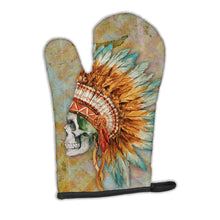 Load image into Gallery viewer, Day of the Dead Indian Skull  Oven Mitt BB5127OVMT