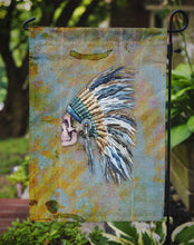 Load image into Gallery viewer, Day of the Dead Indian Chief Skull  Garden Flag - Outdoor Decorative Yard Flag BB5128GF