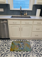 Load image into Gallery viewer, Day of the Dead Indian Chief Skull  Machine Washable Memory Foam Mat BB5128RUG