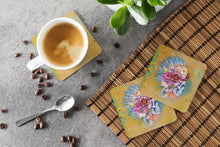 Load image into Gallery viewer, Day of the Dead Flowers Skull  Foam Coaster  BB5129FC