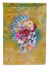 Load image into Gallery viewer, Day of the Dead Flowers Skull  Garden Flag - Outdoor Decorative Yard Flag BB5129GF