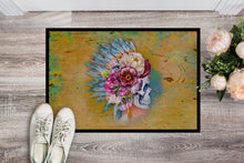 Load image into Gallery viewer, Day of the Dead Flowers Skull  Doormat - 24x36 Decorative Floor Mat – Indoor/Outdoor Rug with Artistic Flair BB5129JMAT