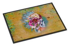 Load image into Gallery viewer, Day of the Dead Flowers Skull  Doormat - 24x36 Decorative Floor Mat – Indoor/Outdoor Rug with Artistic Flair BB5129JMAT