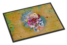 Load image into Gallery viewer, Day of the Dead Flowers Skull  Doormat - 18x27 Decorative Floor Mat – Indoor/Outdoor Rug with Artistic Flair BB5129MAT