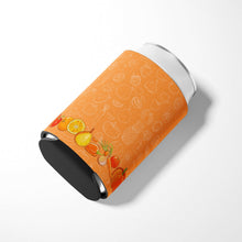 Load image into Gallery viewer, Fruits and Vegetables in Orange Can or Bottle Hugger BB5131CC