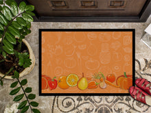 Load image into Gallery viewer, Fruits and Vegetables in Orange Doormat - 24x36 Decorative Floor Mat – Indoor/Outdoor Rug with Artistic Flair BB5131JMAT