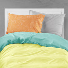 Load image into Gallery viewer, Fruits and Vegetables in Orange Fabric Standard Pillowcase – Artistic Decorative Front, White Back BB5131PILLOWCASE