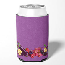 Load image into Gallery viewer, Fruits and Vegetables in Purple Can or Bottle Hugger BB5132CC
