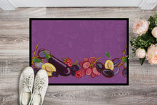 Load image into Gallery viewer, Fruits and Vegetables in Purple Doormat - 18x27 Decorative Floor Mat – Indoor/Outdoor Rug with Artistic Flair BB5132MAT
