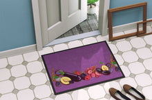 Load image into Gallery viewer, Fruits and Vegetables in Purple Doormat - 18x27 Decorative Floor Mat – Indoor/Outdoor Rug with Artistic Flair BB5132MAT