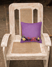 Load image into Gallery viewer, Fruits and Vegetables in Purple Fabric Decorative Pillow BB5132PW1818