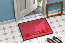 Load image into Gallery viewer, Fruits and Vegetables in Red Doormat - 18x27 Decorative Floor Mat – Indoor/Outdoor Rug with Artistic Flair BB5133MAT