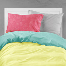 Load image into Gallery viewer, Fruits and Vegetables in Red Fabric Standard Pillowcase – Artistic Decorative Front, White Back BB5133PILLOWCASE